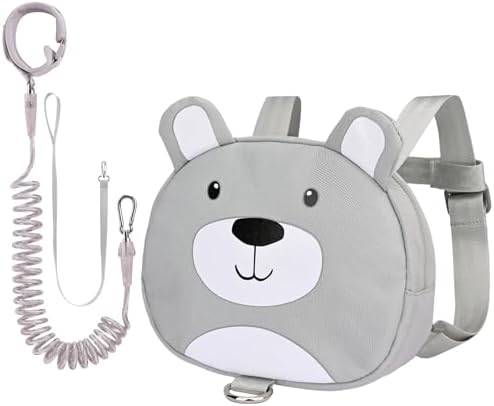 Bebamour Tier-Kleinkind-Rucksack mit Sicherheitszügeln, Mini-Tasche mit Sicherheitsleine für Kinder, tragbarer Rucksack, Rucksack mit Sicherheitsgeschirr für Jungen und Mädchen,