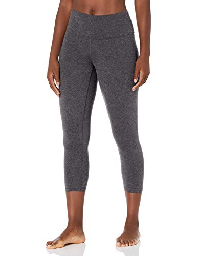 prAna Women's Transform Capri, Charcoal Heather, Small