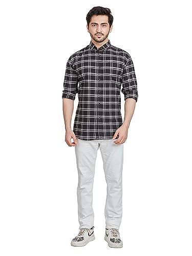Image of BE ACTIVE Cotton Casual Checks Shirts for Men|| Casual Shirts for Men|| Mens Casual Shirts Full Sleeve