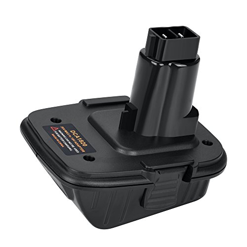 weqcter DCA1820 for Dewalt Battery Adapter for 18V Tools Work with 20V MAX XR Battery