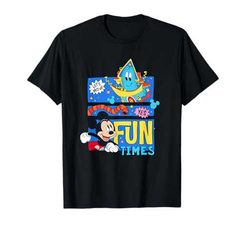 Mickey Mouse Funhouse haut coloré avec motif respirant haute définition pour l'été
