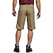Dickies Mens 13 Inch Relaxed Fit Multi-Pocket Work Short, Khaki, 34