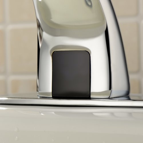 Deck Mount Solid Brass Auto Sensor Bathroom Sink Faucet with Automatic Sensor Chrome Bath Tub Faucet Unique Designer Vanity Plumbing Fixtures Roman Tub Faucets Lavatory Glacier Bay Faucets