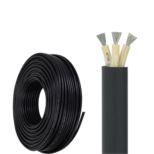 Fil électrique marin 16/3 en cuivre étamé premium pour commande de bord durable