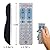 GE Big Button Universal Remote Control for Samsung, Vizio, Lg, Sony, Sharp, Roku, Apple TV, TCL, Panasonic, Smart TVs, Streaming Players, Blu-Ray, DVD, 2-Device, Silver, 33701