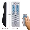 GE 2 Device Universal Remote, Works with Smart TVs, LG, Sony, Blu Ray, DVD, DVR, Roku, Apple TV, and other Streaming Players, Simple Setup, Auto Scan, Pre-Programmed for Samsung TVs, Silver, 33701