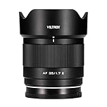 VILTROX 35mm f1.7 E, AF 35mm F1.7 E Mount Lens per Sony E, Auto Fcous APS-C Obiettivo Prime di grande apertura per Sony a6500 ZV-E10 A6700 a7RⅡ a7SⅢ a7Ⅳ a9 ZVE1