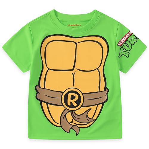 Image of Nickelodeon Teenage Mutant Ninja Turtles Boys 2 Piece Pullover T-Shirt and Shorts Set for Toddler and Big Kids