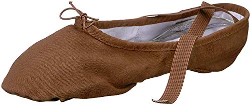 Bloch Damen Women's Pump Split Sole Canvas Ballet Shoe/Slipper Tanzschuh, Cocoa, 36.5 EU