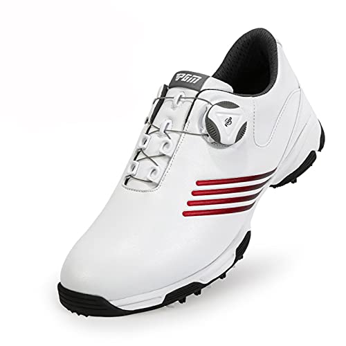 MNVOA PGM Chaussures De Golf Femme Été Twist Étanche Confort Rapide Respirant sans Crampons Baskets Légères pour L'été,Auto 1,40EU Cover