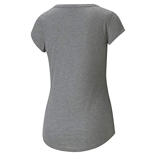 Image of PUMA Women's Performance Cat Tee, Medium Gray Heather, X-Large