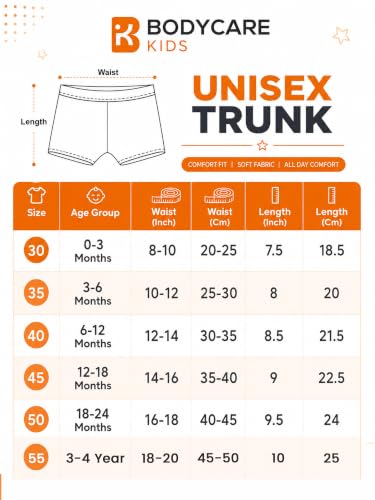 Image of BODYCARE Baby Boys Cotton Trunk | Soft, Breathable & Skin-Friendly Printed Innerwear | Multiple Pack Options