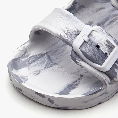 Image of EasyStar Boys and Girls Lightweight Dual-Adjustable Sandal Buckles With Hook and Loop Heel Closure