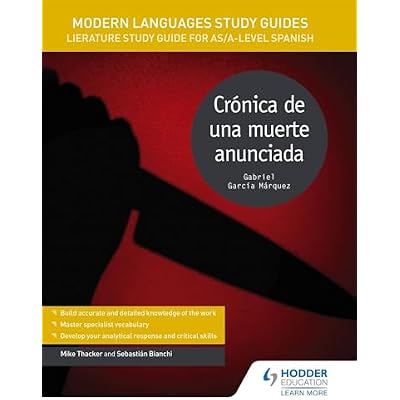 Modern Languages Study Guides: Cr&oacute;nica de una muerte anunciada