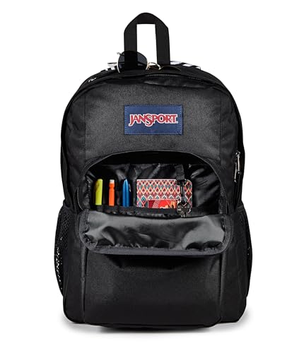 Image of JanSport Big Plans Backpack, Surreal Swirlies Con Black /Black /White /Black