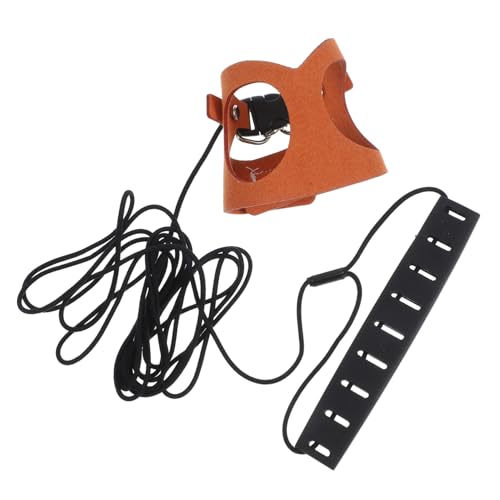 ibasenice Adjustable Small Pet Harness Leash Hamster Rabbit Kitten Traction Rope Pet Outdoor Supplies