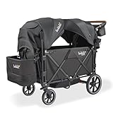 Larktale Caravan V3 Stroller, 2-Seater Kids Wagon, 207 lb Capacity, Byron Black
