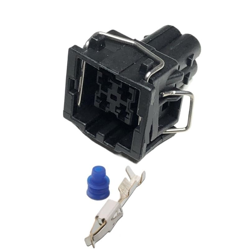 DJ7024-3.5Car Fuel Injection Nozzle Connector 1p2p3p4p Water Temperature Plug Harness Water Proof Socket Sheath(5p-Female,5sets)