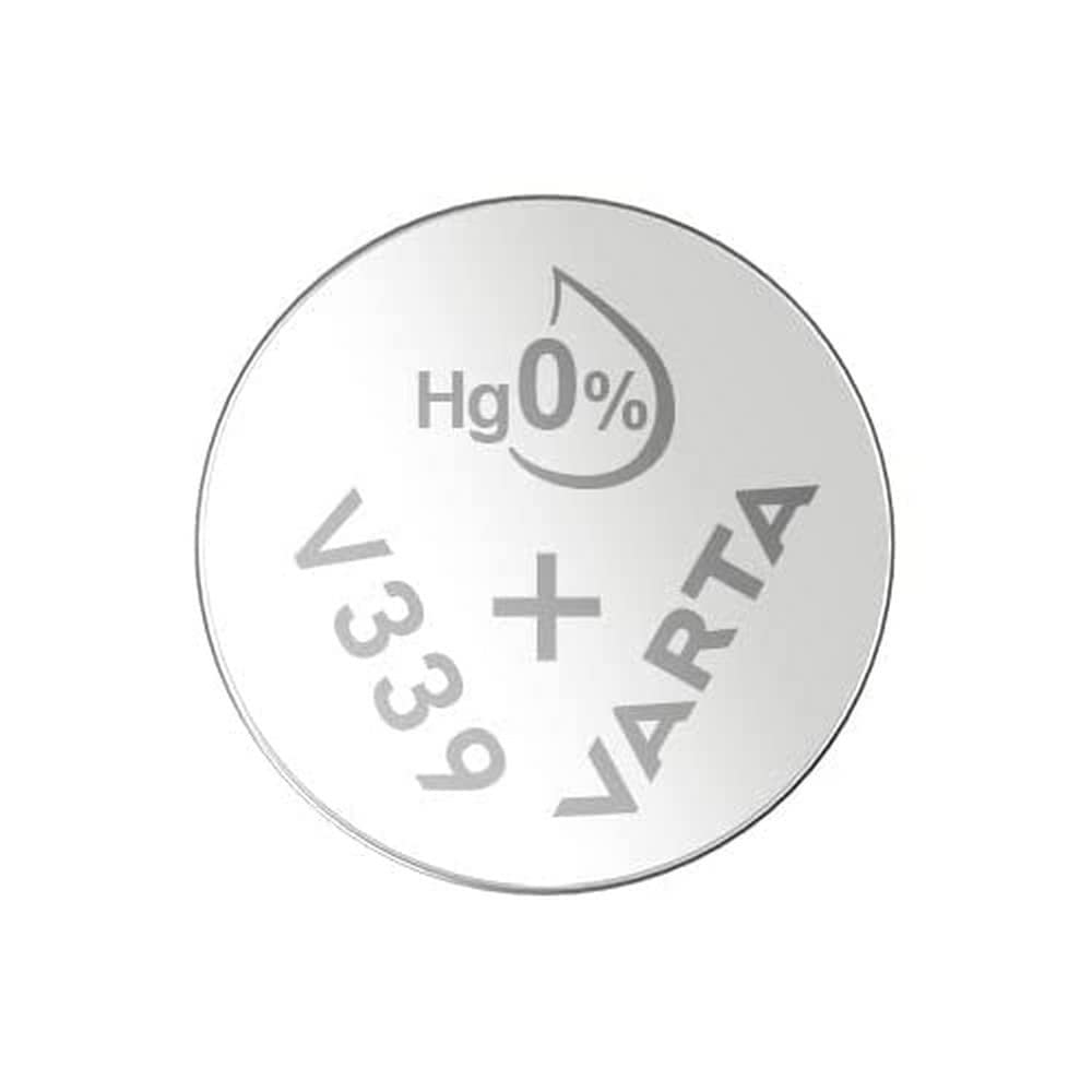 VARTA Batteries Electronics V339 button cell battery 1-pack, Button cells in original blister pack of 1