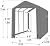 ShelterLogic 6' x 12' x 8' Shed-in-a-Box All Season Steel Metal Peak Roof Outdoor Storage Shed with Waterproof Cover and Heavy Duty Reusable Auger Anchors