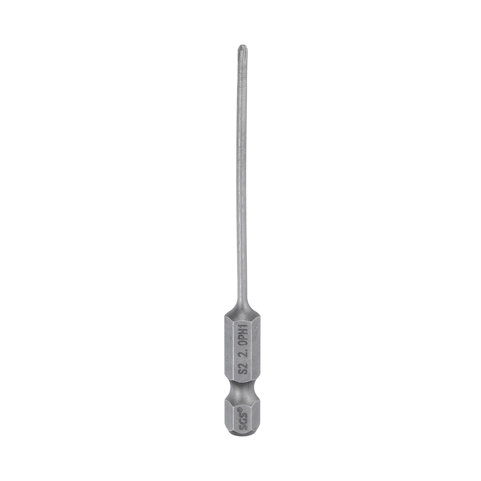 1/5/10 embouts de tournevis Phillips 80 mm PH0 PH1 PH2 0,6 cm