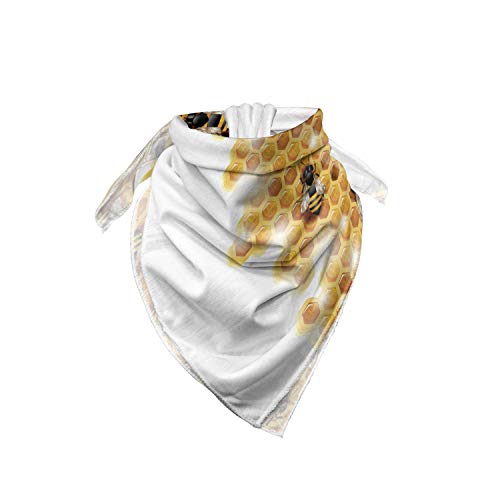Lunarable BAN_29093 Unisex Bandana, Nature Spring Season Artwork Bees thumb #2