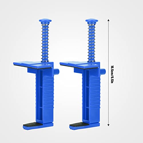 Brick Liner Runner Wire Drawer, 2 Pack Clip Masonry Wire Drawer Leveling Measuring Tool, Bricklaying Pullers Line Stretchers, Engineering Accessory for The Bricklayer (Blue), Masonry Tools Brick c miniatura 7