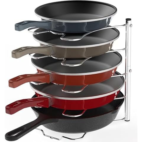 SimpleHouseware Pan Organizer Rack Holder Cover