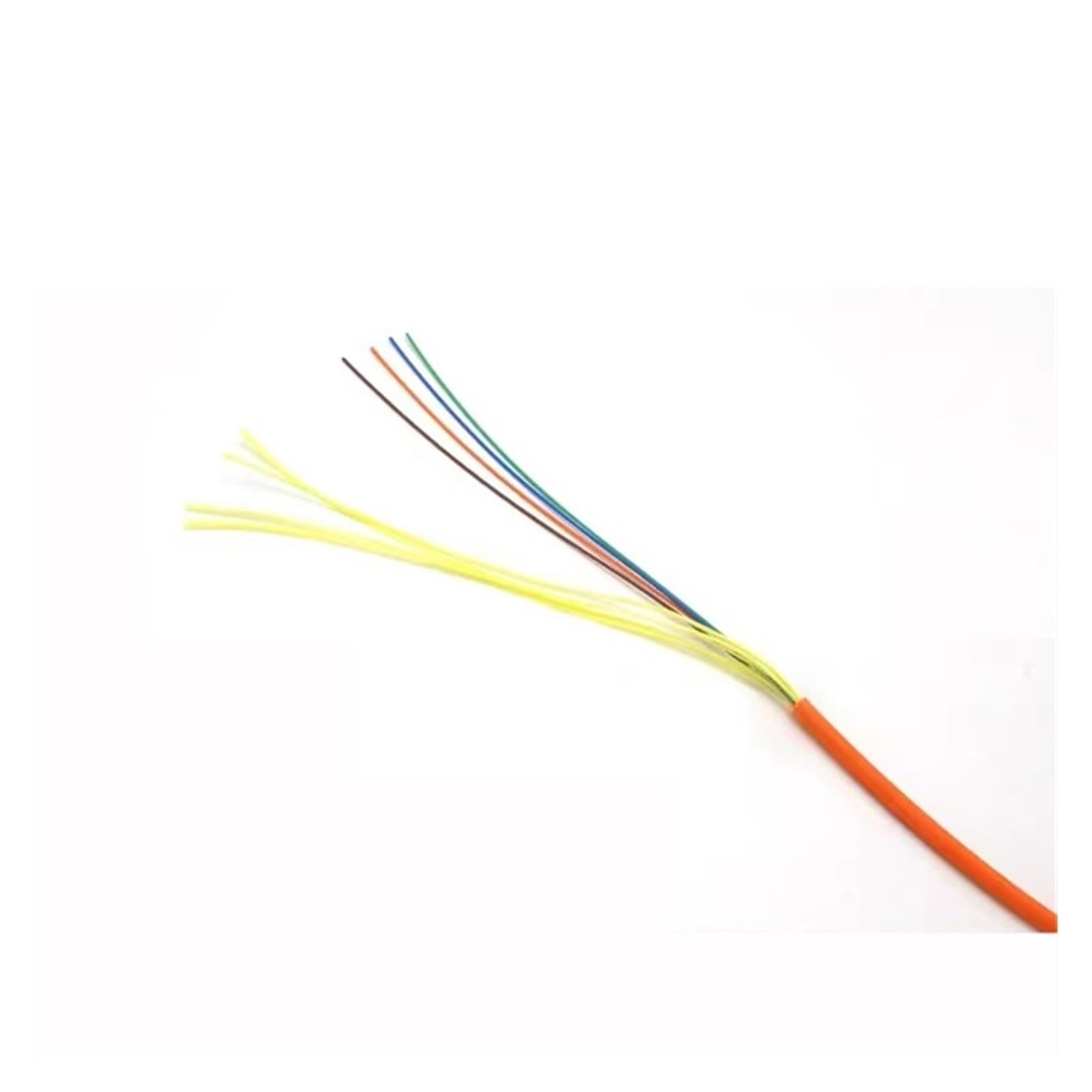 Câble à Fibre Optique 100mtr 4/6 cœurs, 62.5/125um 50/125um OM1 OM2, câble d'intérieur multimode MM Flexible 4 cœurs 6C(4-Core 62.5-125um)