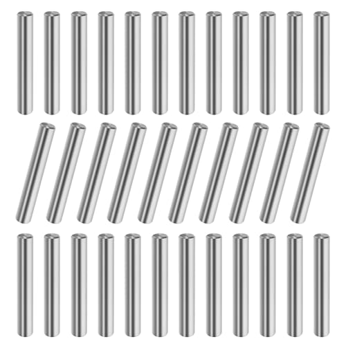 Aoyswuz 45 Pcs Cylindrical Pins M6 * 40mm 304 Stainless Steel Dowel Pin