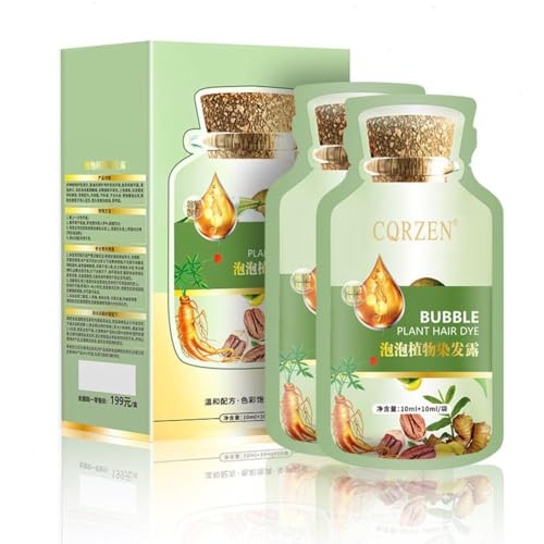 Tinte para el cabello de plantas naturales de 20 ml, tinte para el cabello de plantas de burbujas suave y no irritante, nuevo tinte para el cabello de plantas de burbujas, tinte para el cabello de
