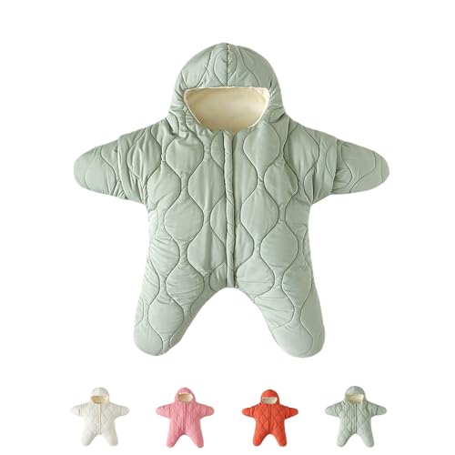 Generic Baby Starfish Onesie, Newborn Winter Jumpsuit, Unisex Sleeping Bag, Thick Cotton Down