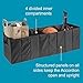 High Road Trunk Organizer for SUV, Sedan and Van - Expandable Car Trunk Storage Organizer with Bottle Compartment - Fits all Vehicles