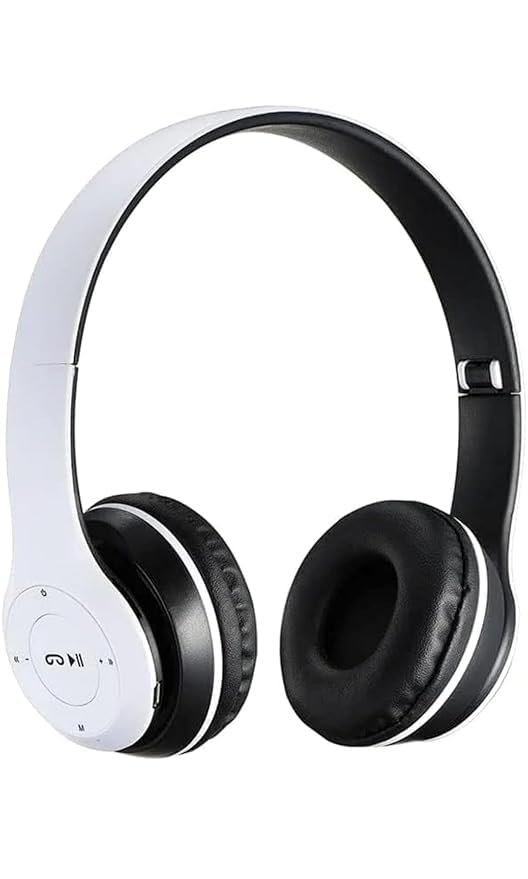 icall P47 Bluetooth Foldable Headphones (White)-image-9