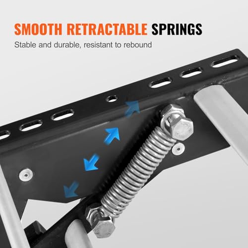 Foldable RV Step Stool - Easy Install Manual Entry Stair, Compact Anti-Slip Design, 440lbs Capacity for RV, Van, Motorhome - Double Layer (No LED Lights)