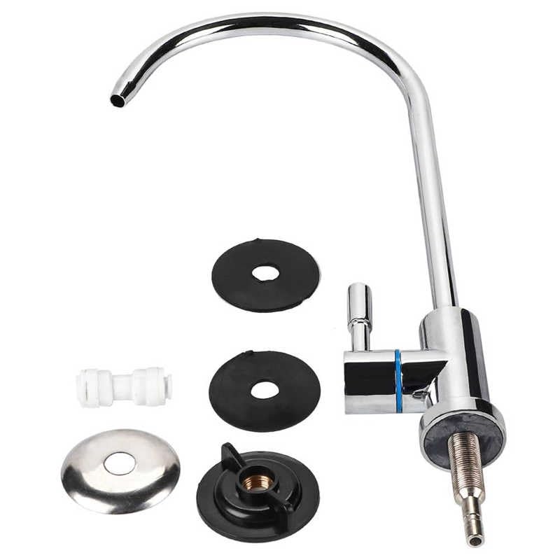 1/4" Reverse Osmosis System Stainless Steel Reverse Osmosis Purifier Drinking Water Filter Faucet Drinking Water Filter Tap
