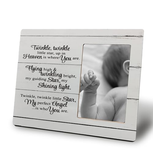 Mancheng-zi Angel Baby Memorial Picture Frame - Miscarriage & Pregnancy Loss Gifts for Mothers & Parents