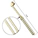 CZC AUTO Brass Tire Pressure Gauge, Dual Head Truck Air Gage, Accurate Mechanical Dually Chuck Wheel Service Checker for Truck Bus Car RV ATV Motorcycle Bike, 1-11kg/c㎡ 10-160lb/in2 (Brass, 1 Pack)