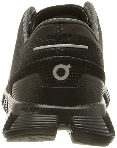 On Women's Cloud X Sneakers, Black/Asphalt, 9 Medium US3