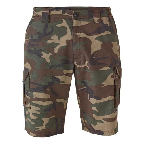 Men's Bermuda Shorts Trouser Sports Camo Green 5 Pockets-image-49