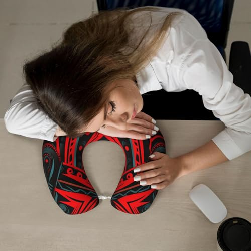 Almohada Viscoelástica U Cervical Negra 30 cm miniatura 7