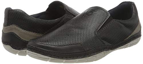 Bugatti 321A35601000 Mocassino, Uomo, Nero, 43 EU