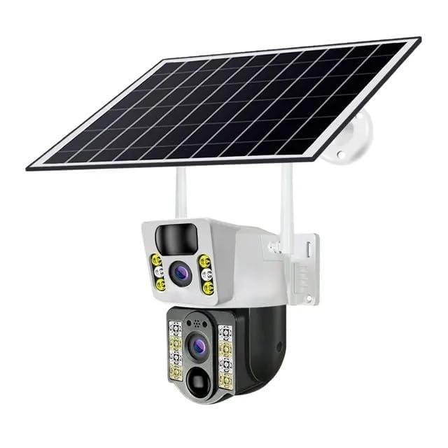 smars 4G Sim Enabled Solar Chargeable CCTV Camera HD Outdoor Smart Camera with Voice Monitor, Cloud Storage, 360 Degree Rotate, PIR Detection & Smart IR Camera for Parking, Detection Alarm
