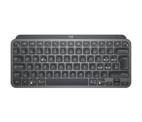 Logitech MX Keys Mini for Business, Teclado retroiluminado inalámbrico, Disposición QWERTY Italiano - Gris
