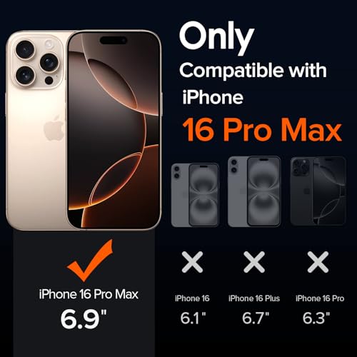 Image of ivoler 3-in-1 Case for iPhone 16 Pro Max 6.9 inch, Clear