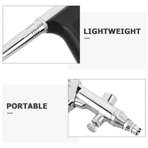 Kit aérographe argenté 0,5 mm idéal pour la retouche photo précise - 4