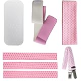 [TOuWA] 和装小物5点セット 七五三 子供用 女の子用 浴衣 通年用 着付けセット (帯板/着付けベルト/腰紐3個/マジックベルト/伊達締め) ガールズ