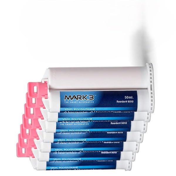 Mark3 9010 Dental Alginate Alternative Fast Set Cartridges 8/Pk 50 mL