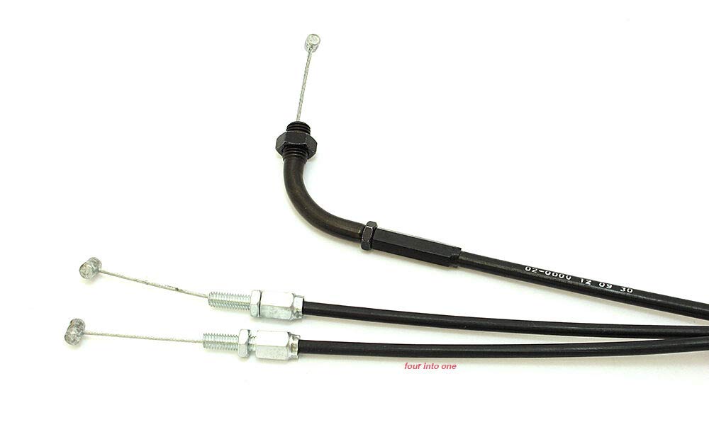 Honda CB350 Cables Short Control Cable Set For Honda CB350, CB350K, CL350 Twins – Throttle, Clutch & Brake Cables – New, Made In Taiwan Honda Cb550 Throttle Cable - Foto 9