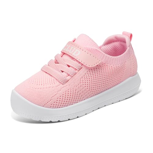 Kids Boys Girls Tennis Shoes Breathable Walking Sneakers Shoes with Hook and Loop-1157 B